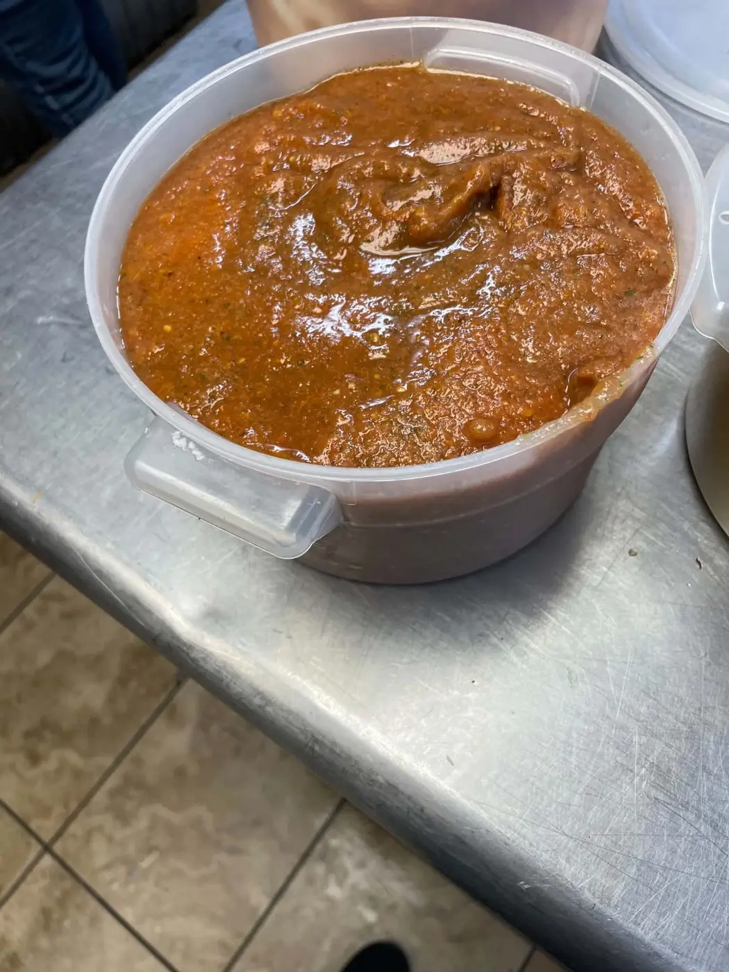 Rich red house salsa