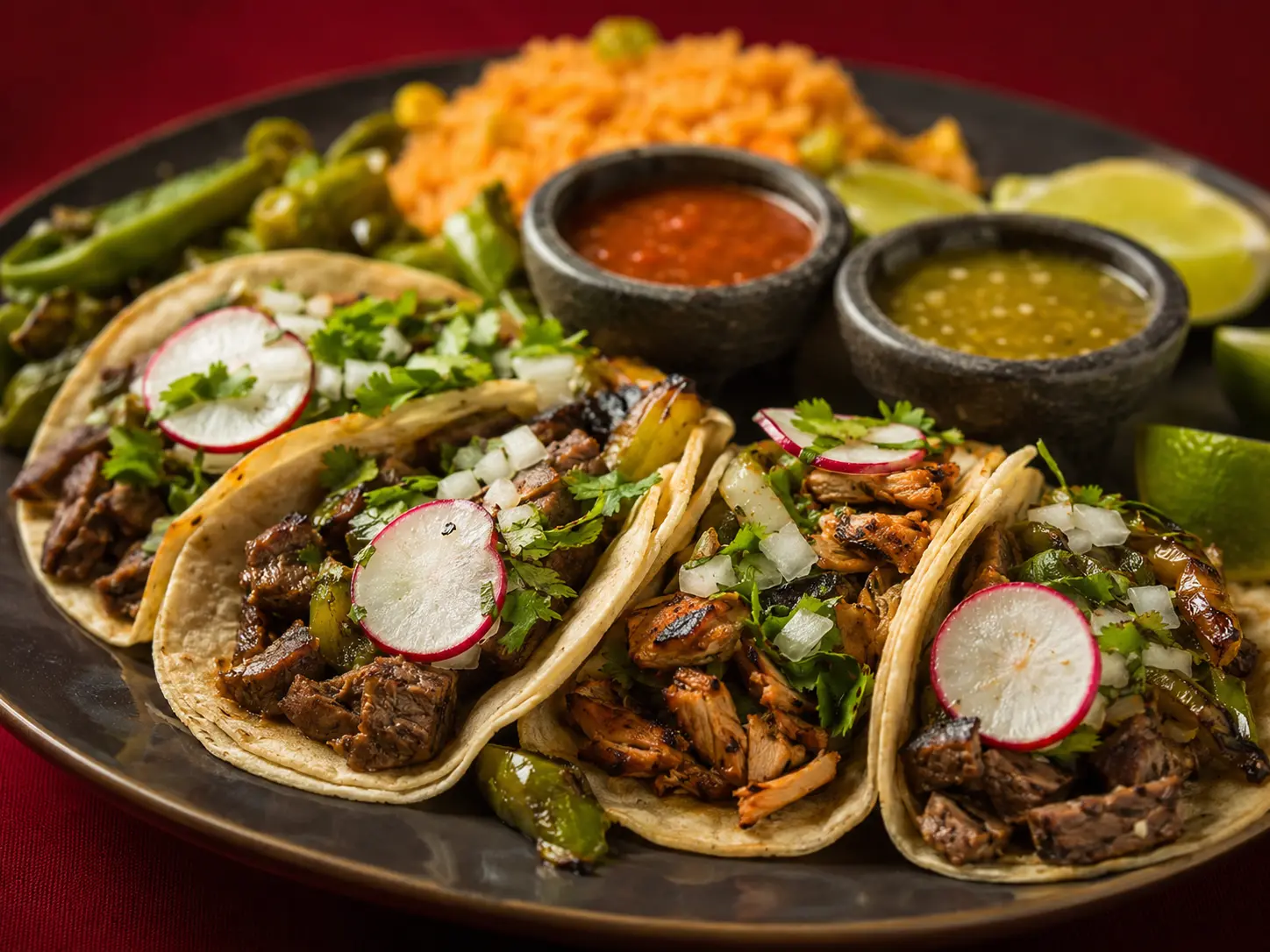 Taco platter